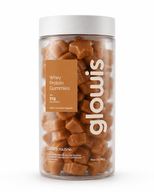 Whey Protein Gummies Caramelo Salgado 120 Gomas