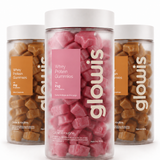 Whey Protein Gummies Kit 3 potes de 60 Gomas - 1 Morango e 2 Caramelo