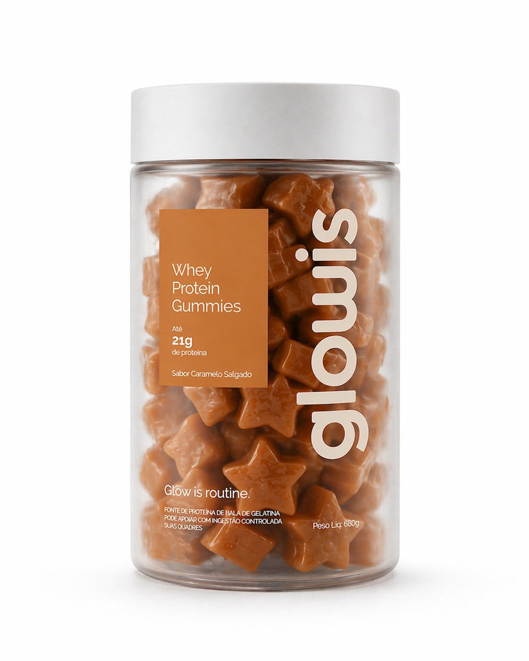 Whey Protein Gummies Caramelo Salgado 60 gomas