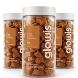 Whey Protein Gummies Caramelo Salgado Kit 3 potes de 60 Gomas