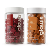 Whey Protein Gummies Kit 2 potes de 60 Gomas - 1 Caramelo e 1 Frutas Vermelhas