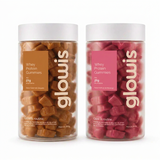 Whey Protein Gummies Kit 2 potes de 60 Gomas - 1 Morango e 1 Caramelo