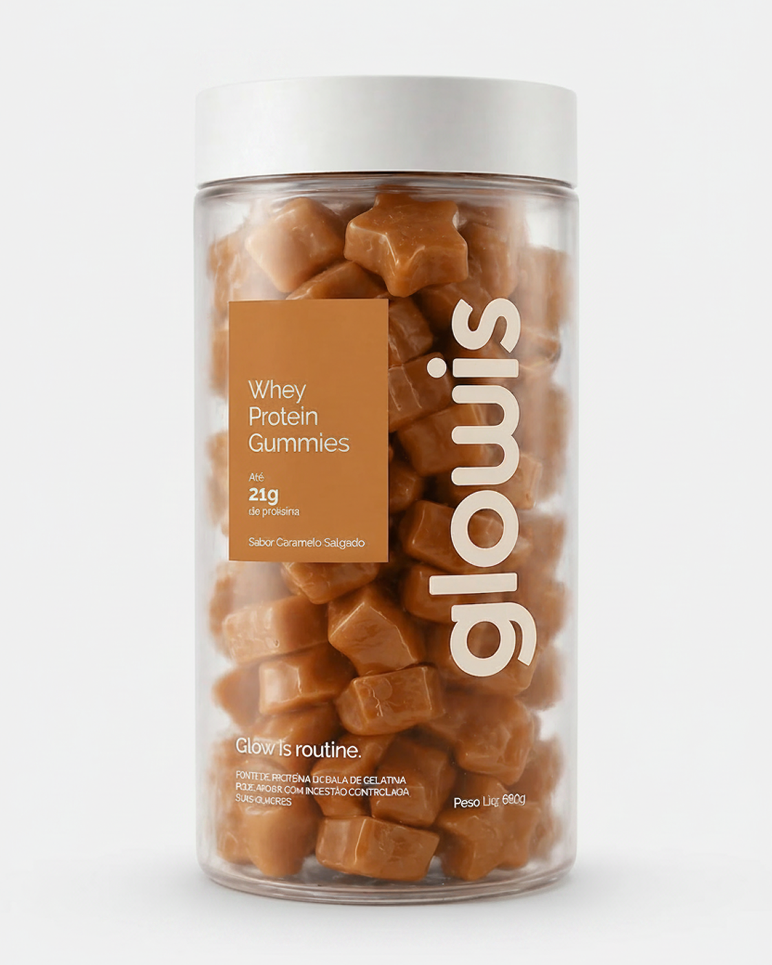 Whey Protein Gummies Caramelo Salgado 120 Gomas